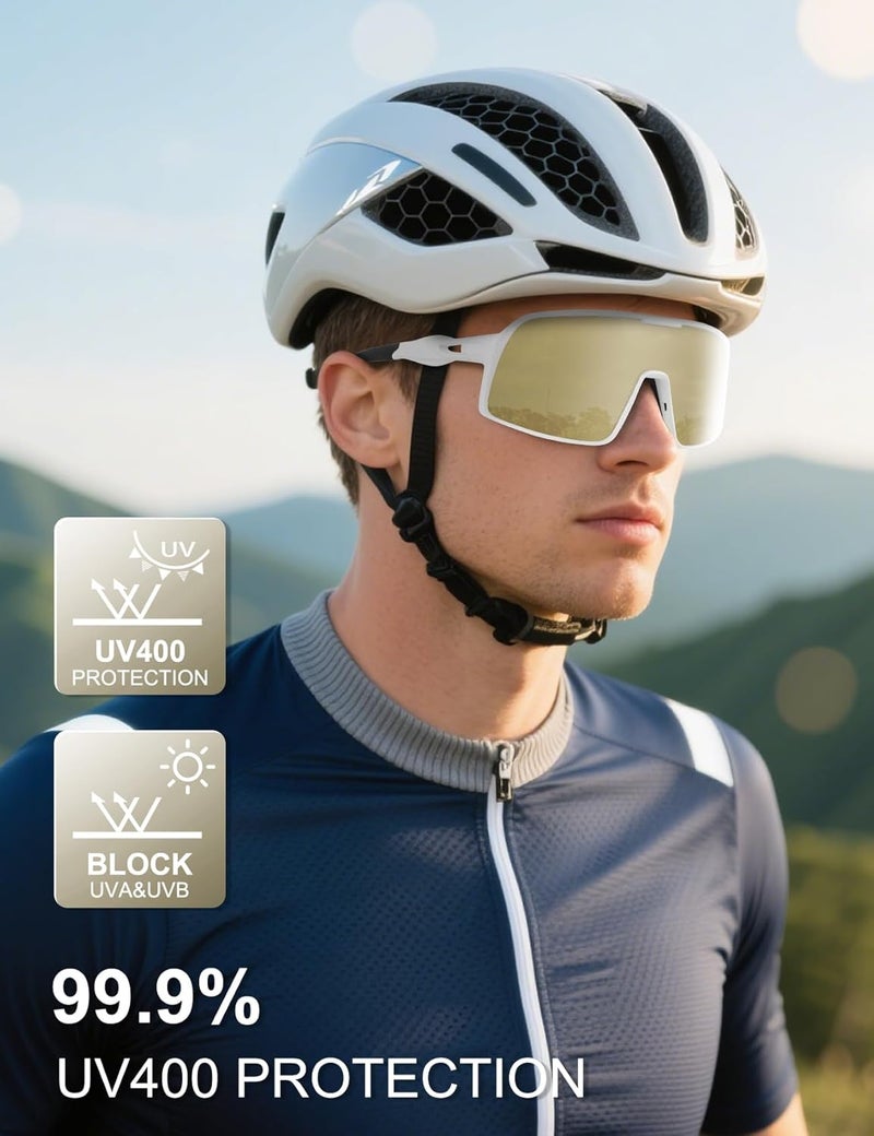 BangLong Polarized Sports Sunglasses for Men Women, UV Protection Sun Glasses for Baseball Running Cycling Fishing - Image 2